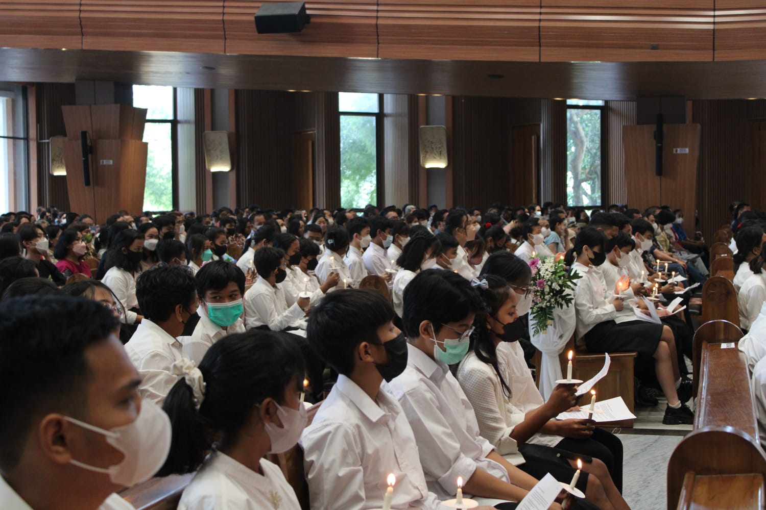 Suasana pelantikan